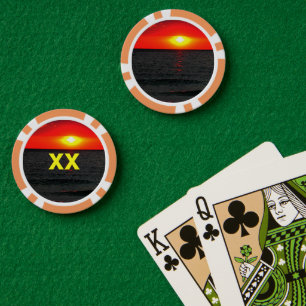 フロリダサンセット ポーカーチップ