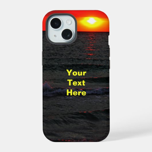 フロリダサンセット iPhone 15ケース (裏面)