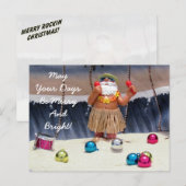 フロリダサンタハガキメリーー – ロックインのクリスマス シーズンポストカード (正面/裏面)