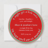 フロリダサンタリス™はすてきホリデーパーティー 招待状 (裏面)