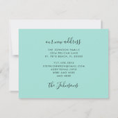 フロリダサンディビーチ海波に移動 案内状 (裏面)