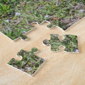 フロリダサンドヒルクレーン家族写真 ジグソーパズル (側面)