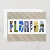 フロリダサンドビーチ旅行写真 ポストカード (正面/裏面)