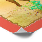 フロリダサーファーヴィンテージスタイルポスター ポスター (角)