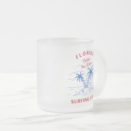 フロリダサーフフロストマグカップ フロストグラスマグカップ (正面右)