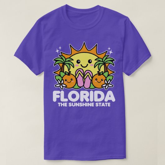 フロリダザサンシャイン州 Tシャツ (デザイン正面)