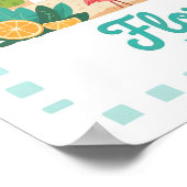 フロリダザサンシャイン州USAサマートラベル ポスター (角)