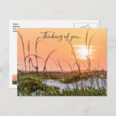 フロリダシーオアツサンライズ考えるズオブユーポストカード ポストカード (正面/裏面)