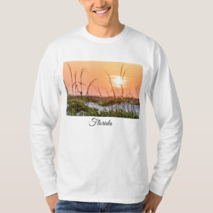 フロリダシーオーツサンライズ長袖シャツ Tシャツ