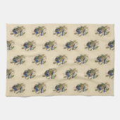 フロリダジェイ(スクラブ – ジェイ)オドゥボンのアメリカの鳥 キッチンタオル (横)