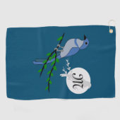 フロリダスクラブジェイMonogram Crest ゴルフタオル (横)