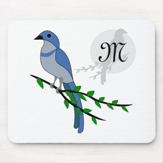 フロリダスクラブジェイMonogram Crest マウスパッド (正面)