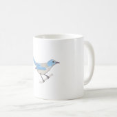 フロリダスクラブジャイ水彩画 鳥類アート コーヒーマグカップ (正面右)