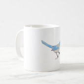 フロリダスクラブジャイ水彩画 鳥類アート コーヒーマグカップ (正面左)