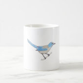 フロリダスクラブジャイ水彩画 鳥類アート コーヒーマグカップ (中央)