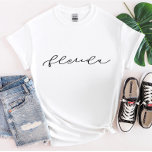 フロリダスクリプト州女子Tシャツ Tシャツ<br><div class="desc">毎日新しいデザインを追加!</div>