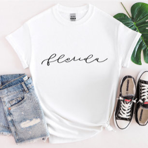 フロリダスクリプト州女子Tシャツ Tシャツ