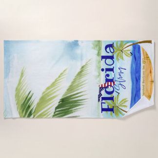 フロリダストロング ビーチタオル