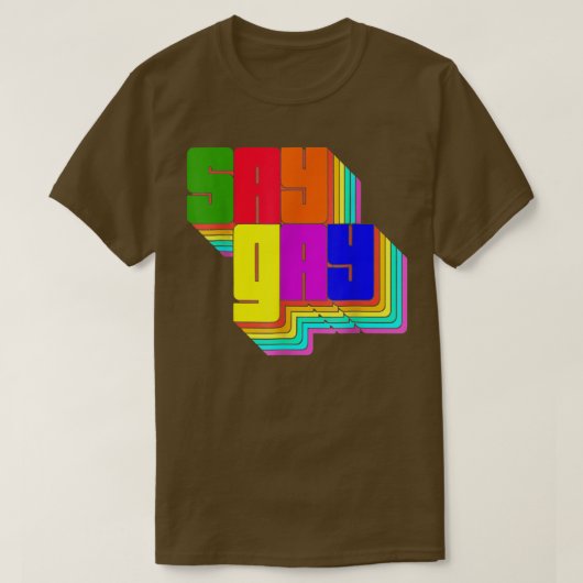 フロリダセーゲイLgbtゲイの権利  Tシャツ (デザイン正面)