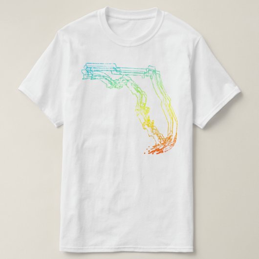 フロリダチぼやけル Tシャツ (デザイン正面)