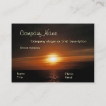 フロリダテーマの名刺