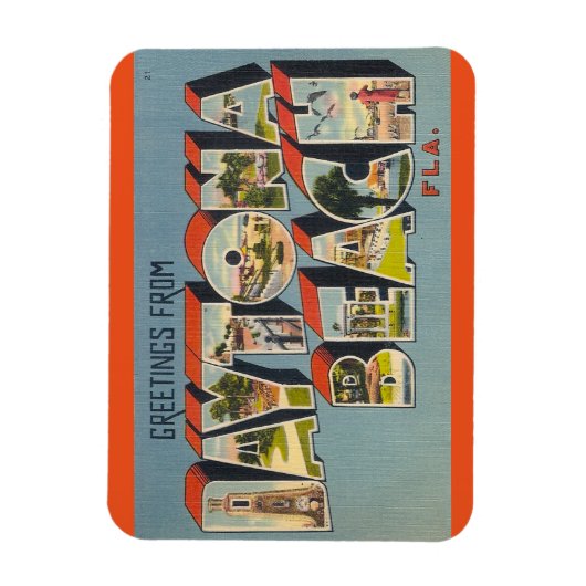 フロリダデイトナビーチ磁石 マグネット (縦)