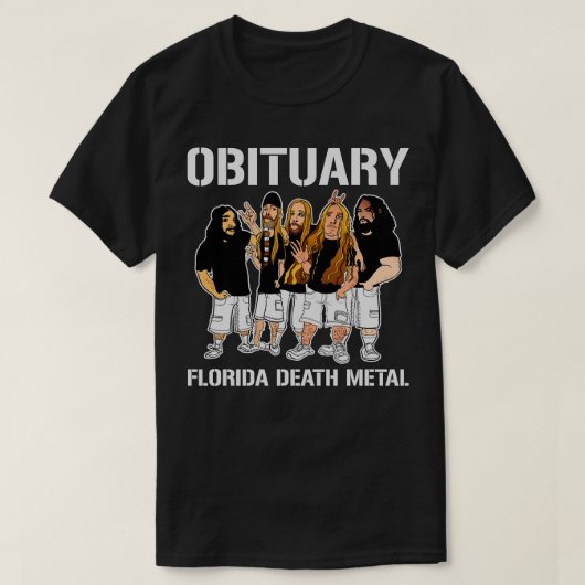 フロリダデスメタルTシャツ Tシャツ (デザイン正面)