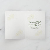 フロリダトロピカルハイビスカスからのメリークリスマス シーズンカード (内部)