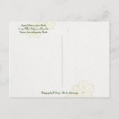 フロリダトロピカルハイビスカスからのメリークリスマス ポストカード (裏面)