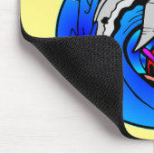 フロリダドルフィン&ハート#USAPatriotGraphics © マウスパッド (コーナー)