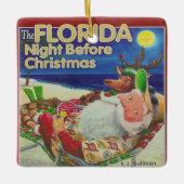 フロリダナイトビフォークリスマスセラミックオーナメント セラミックオーナメント (正面)