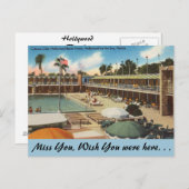 フロリダハリウッドビーチ ポストカード (正面/裏面)