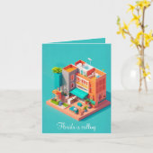 フロリダバケーションにおもしろいがある カード (黄色い花)