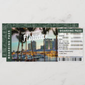 フロリダバケーショントラベルギフトチケット (正面/裏面)