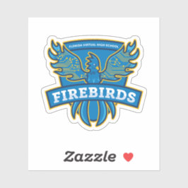 フロリダバーチャル高校ファイアバードのステッカー シール