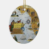 フロリダパイレーツマップオーナメント セラミックオーナメント (右)