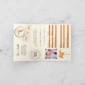 フロリダパスポート結婚式招待状 招待状 (内部)