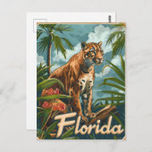フロリダパンサー ポストカード (正面/裏面)