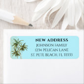 フロリダパームツリーズ差出人住所 ラベル (インサイチュ)