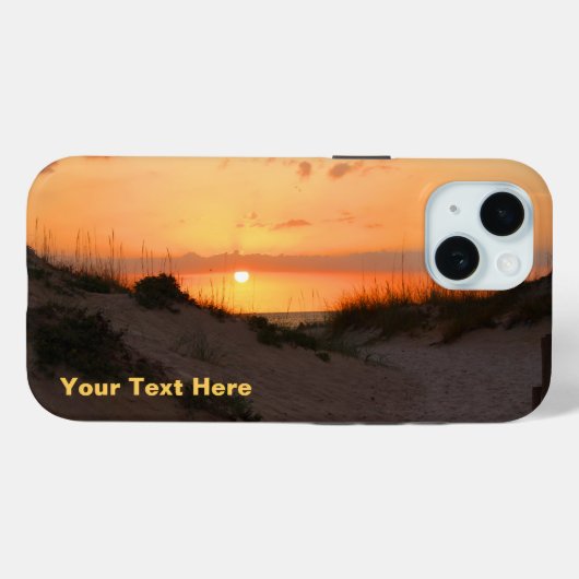 フロリダビーチサンセット Case-Mate iPhoneケース (裏面 (横))