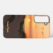 フロリダビーチサンセット SAMSUNG GALAXYケース (裏面横)