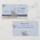 フロリダビーチバケーショントラベルエージェントクルーズシップ 名刺 (正面/裏面)