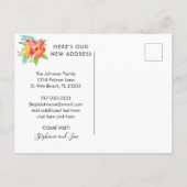 フロリダビーチホーム新しい住所 案内ポストカード (裏面)