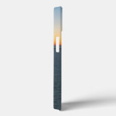 フロリダビーチ後半夕べと男性のベンチ Case-Mate iPhoneケース (裏面 / 右)