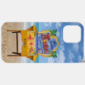 フロリダビーチ椅子と名前 Case-Mate iPhoneケース (裏面 (横))