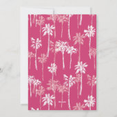 フロリダビーチ熱帯フラミンゴクリスマス シーズンカード (裏面)