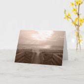 フロリダビーチ カード (黄色い花)