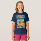 "フロリダビーチ" キッズTシャツ Tシャツ (正面フル)