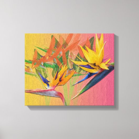 フロリダファンキーバードオブパラダイス キャンバスプリント (正面)