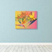 フロリダファンキーバードオブパラダイス キャンバスプリント (インサイチュ (ウッドフロア))